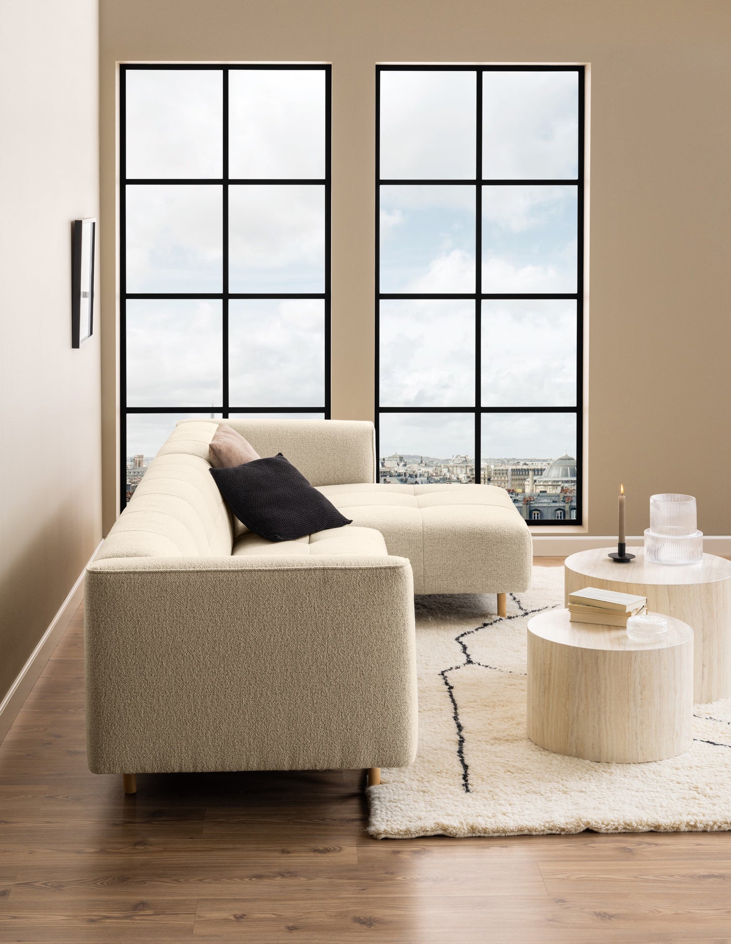 Mesa de centro con dados