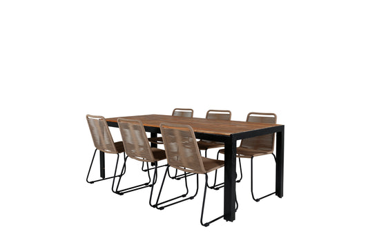 Conjunto de mesa y sillas BOIS