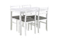 Conjunto de mesa comedor ALICANTE con 4 sillas - OFERTA LIMITADA