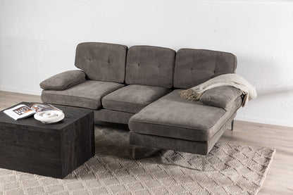 REMIS 3 seater sofa with chaiselong