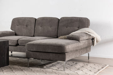 REMIS 3 seater sofa with chaiselong