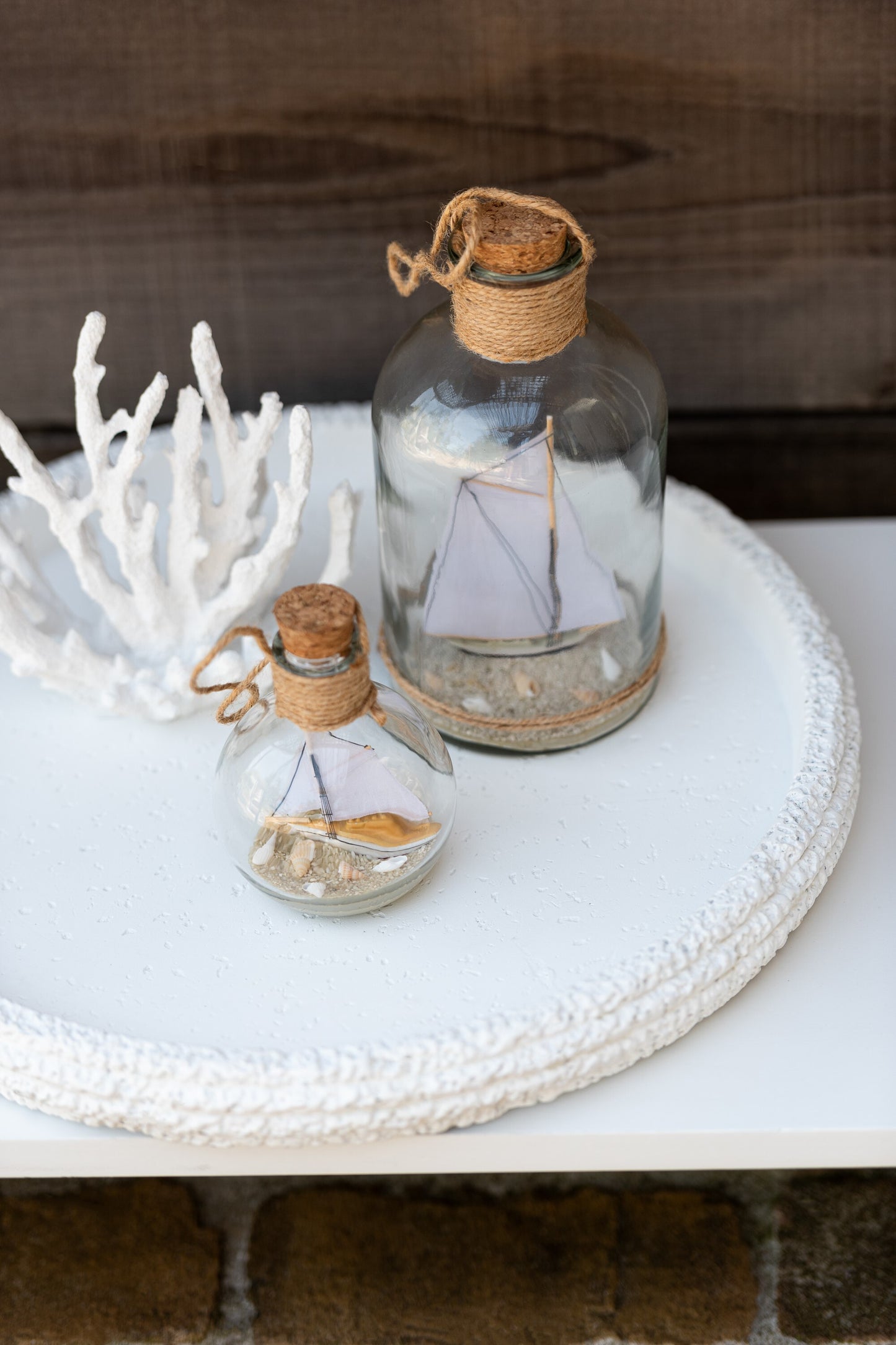 SHIP IN BOTTLE deco