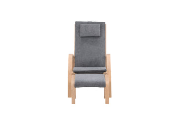 Groto lounge chair with footstool