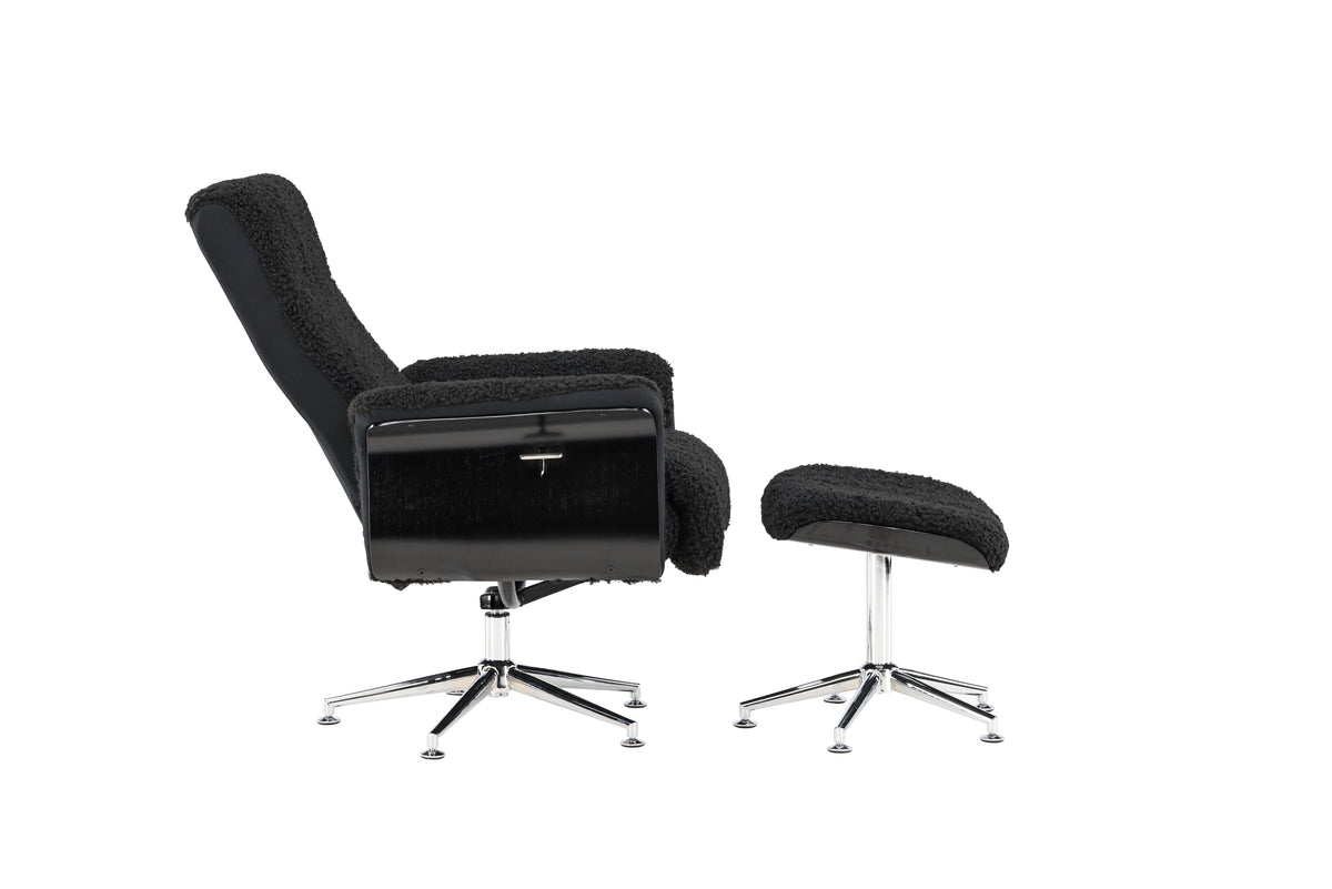 Hågon lounge chair with footstool