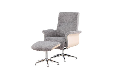 Hågon lounge chair with footstool