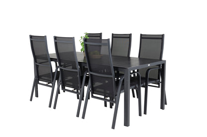 Conjunto de mesa y sillas reclinables BREAK