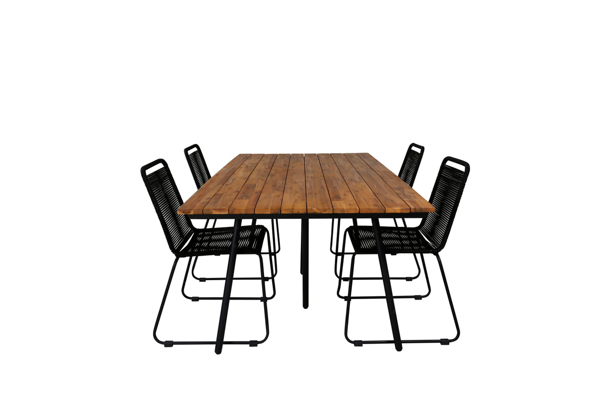 Conjunto de mesa y sillas CHAN