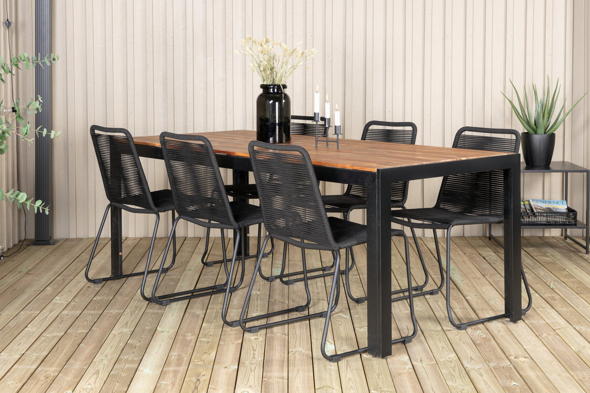 BOIS table with chairs set