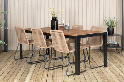 BOIS table with chairs set