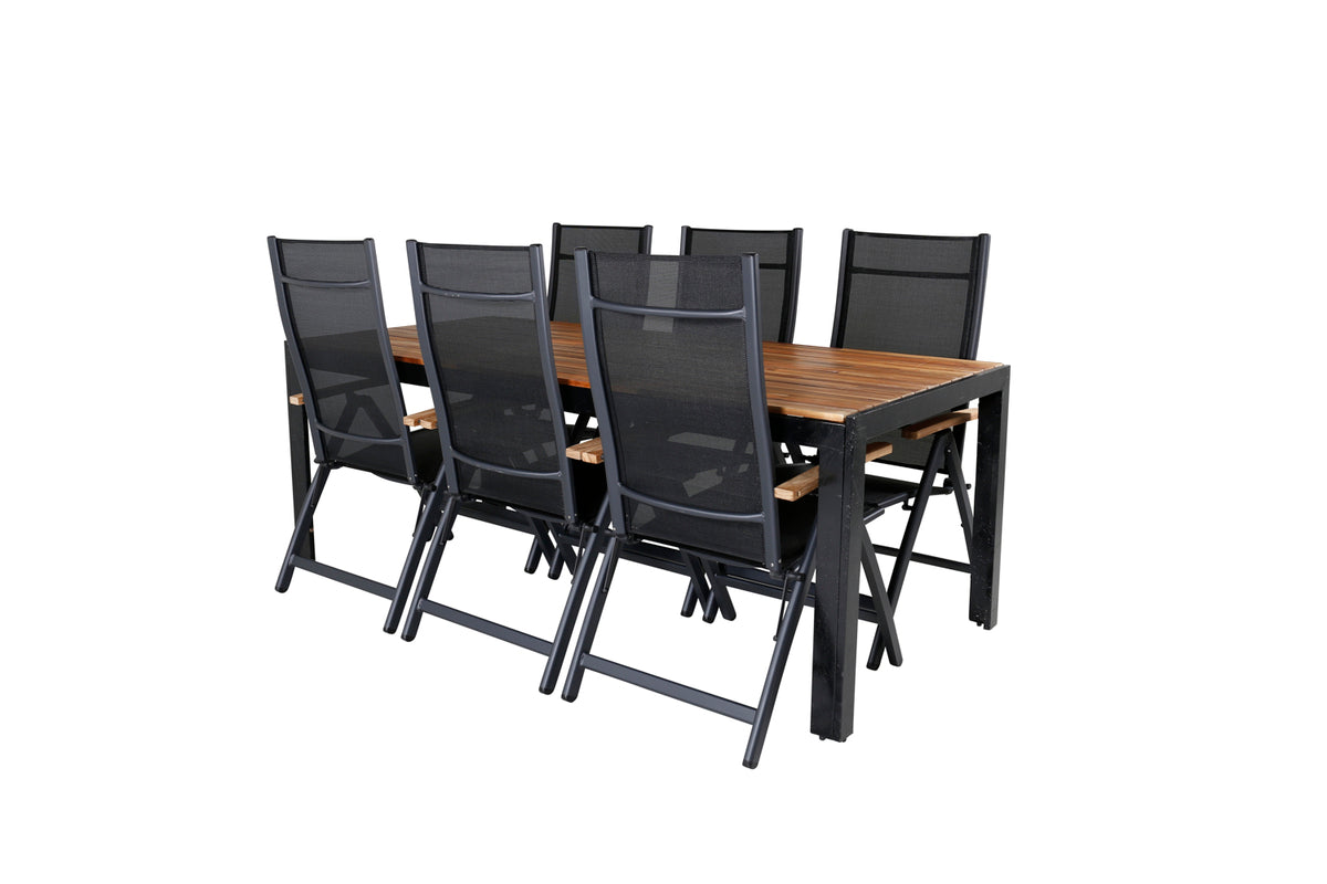 BOIS table with chairs set