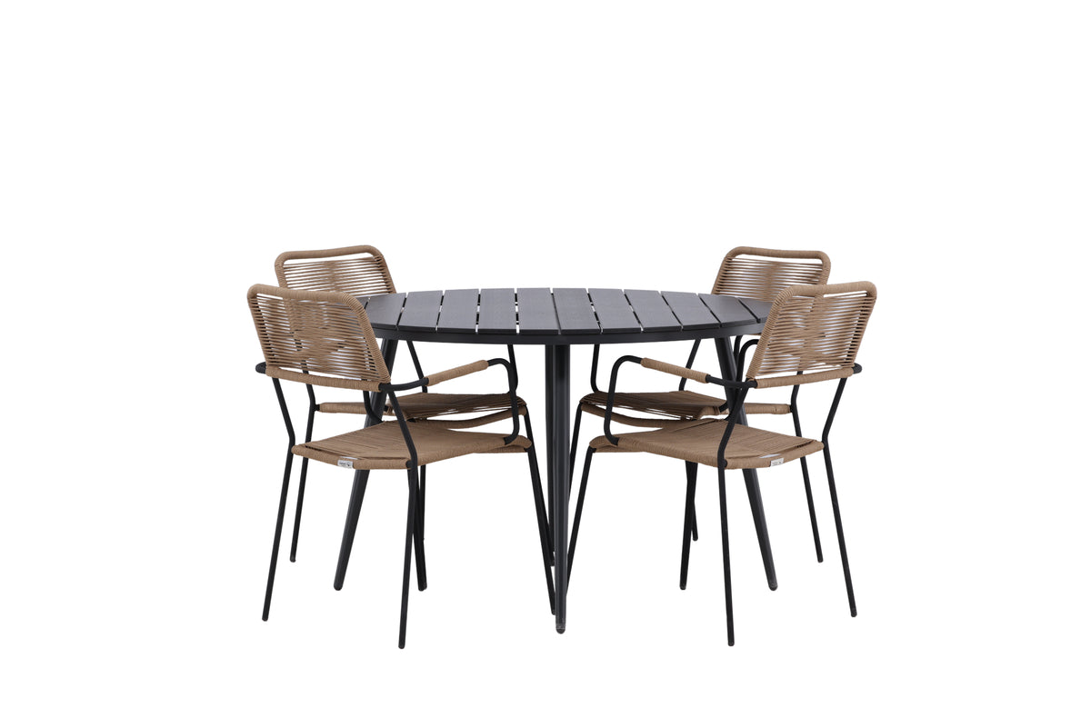 Conjunto de mesa redonda con sillas BREAK