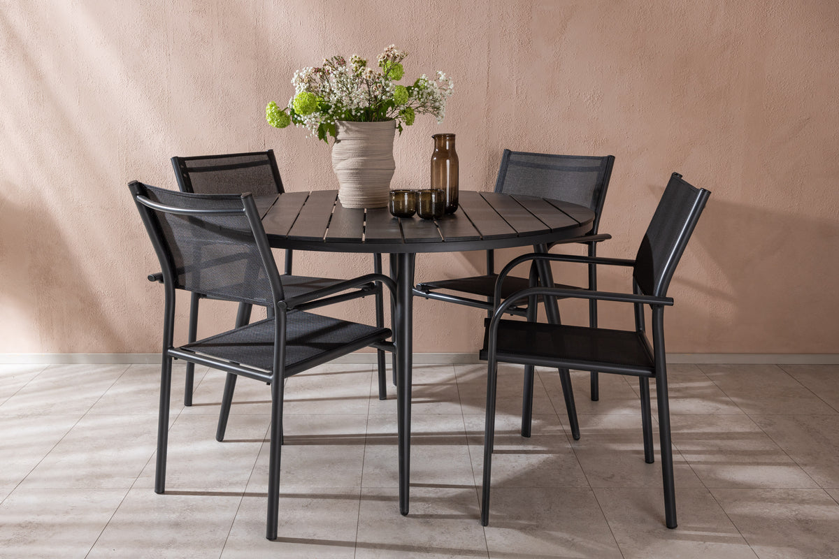 Conjunto de mesa redonda con sillas BREAK