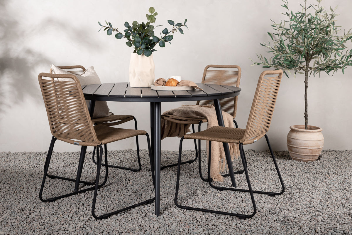 Conjunto de mesa redonda con sillas BREAK