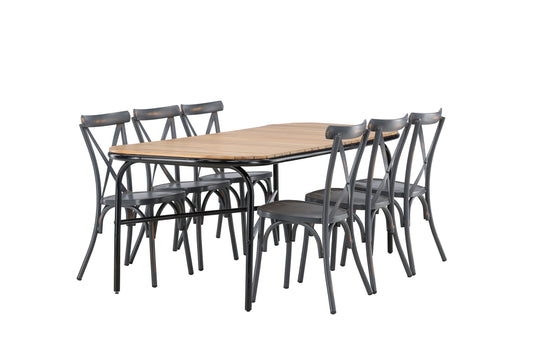 Conjunto de mesa y sillas HOLMBECK